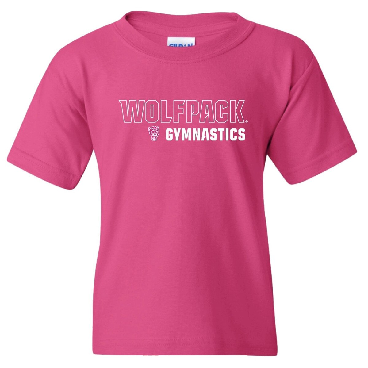 Pink Youth Short Sleeve Tee - Wolfp